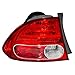 Brock Replacement Drivers Taillight Quarter Panel Mounted Tail Lamp Compatible with 06-08 Civic 33551SNAA02