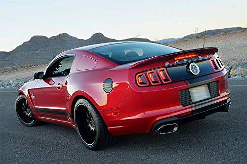 Modifystreet For 10-14 Ford Mustang GT500 Style Flush Mount Rear Trunk Spoiler Wing