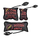 Air Wedge Pump, PAMISO 3 Pcs Auto Air Wedge Inflatable Tool - Alignment Tool Air Shim Air Bag (S + M + L)