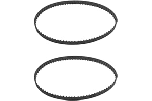 SING F LTD 2pcs 160XL 037 Timing Belt 80 Teeth 10mm Width Rubber Geared Cogged Belt Industrial Toothed Drive Belt 406mm Mecha