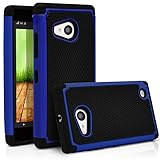 Nokia Lumia 735 Case, Nokia Lumia 730 Case, MagicMobile [Dual Armor Series] Durable [Impact Shockproof Resistant] Double Cover [Hard Shell] + [Flexible Silicone] Case for Nokia Lumia 730 / 635 - Blue
