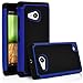 Nokia Lumia 735 Case, Nokia Lumia 730 Case, MagicMobile [Dual Armor Series] Durable [Impact Shockproof Resistant] Double Cover [Hard Shell] + [Flexible Silicone] Case for Nokia Lumia 730 / 635 - Blue