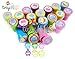 Tiny Mills 24 Pcs Cupcakes Stampers for Kids Party Favor Bag Stuffers Baking Party Cupcake Party Pinata Fillers Classroom Rewards