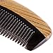Breezelike Hair Comb - Wooden Fine Tooth Comb for Women, Men and Kids - No Static Sandalwood Buffalo Horn Comb