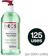 INEOS Moisturising Liquid Hand Soap Cucumber & Aloe Vera 6x500ml view 7