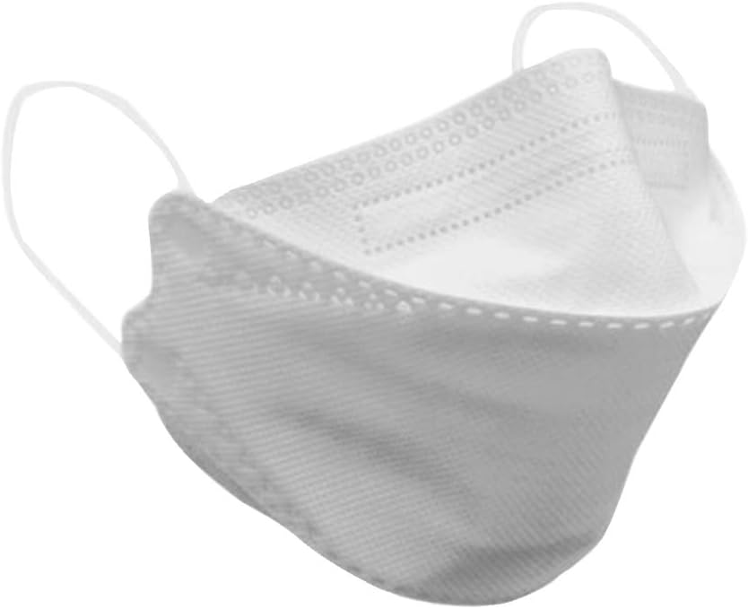 10 Packs Face Shield,KF94 Face Cover Non-Woven Dustproof Facial Cover Facial Protective Cover Mouth Protection Thickened Filter Breathing Safety 4 Layers