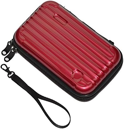 Baber Portable Travel Hanging Toiletry Bag Travel Organizer Business Handbag Waterproof Compact Makeup Brushes Cosmetic Bag for Women or Men Shaving Kit for Vacation (Red)