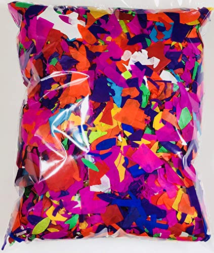 Fiesta Confetti.Value Colorful Tissue Paper Confetti. Jumbo Bag .95lb/425gr. Party Supplies Item - Thumbnail 2