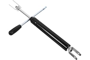 HONMEET Universal Hydraulic Chair Pump Rod 370mm with 8cm Stroke 350N for Barber and Salon Chair Replacement Accessory