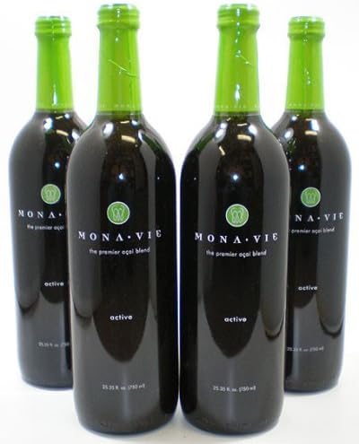 Monavie Active 1 Case 4 Bottles Comes Insured Against Breakage by MonaVie