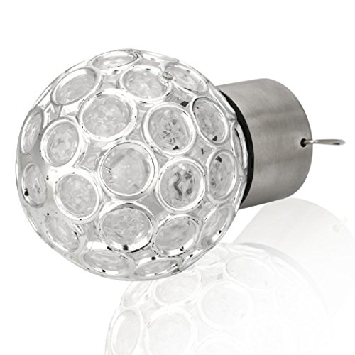 Kanzd Waterproof Solar Rotatable Outdoor Garden Camping Hanging LED Round Ball Lights (White) - Thumbnail 4