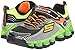 Skechers Kids Flashpod - Scoria Sneaker ,Black/Lime, 1 Little Kid M