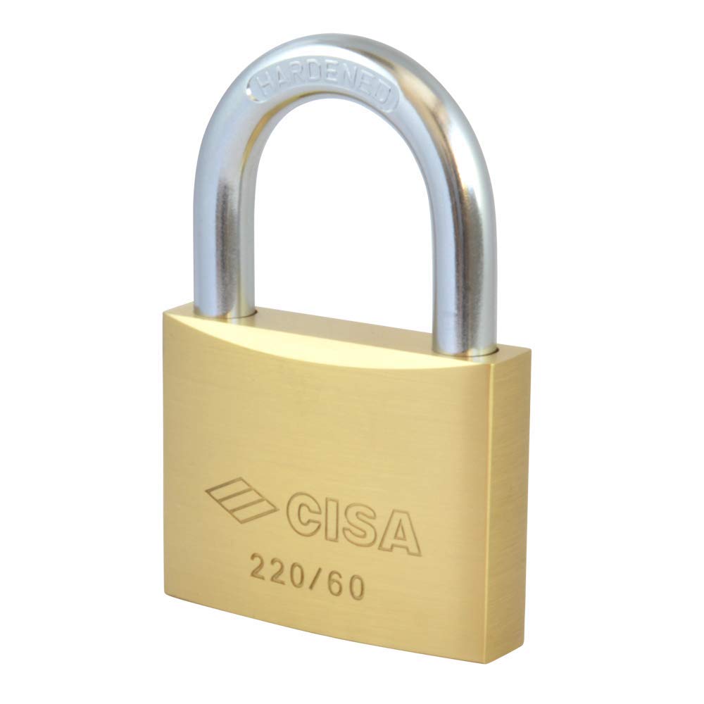 CISA 22010 mm.60 Brass Padlock (Pack of 6) (CISA)