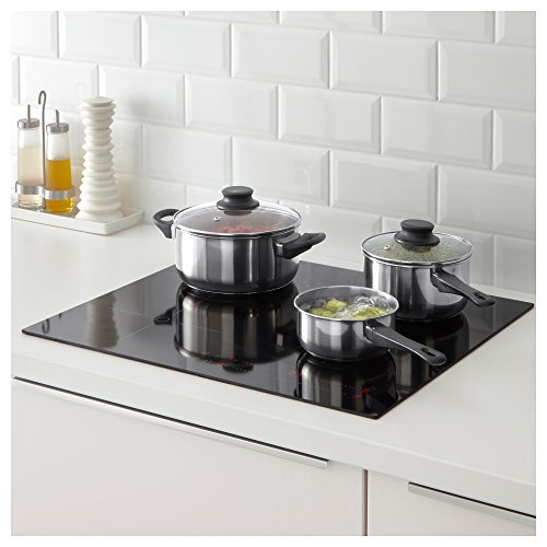 Ikea Annons 5Piece Cooking Pot Set with Glass Lid Induction Stainless