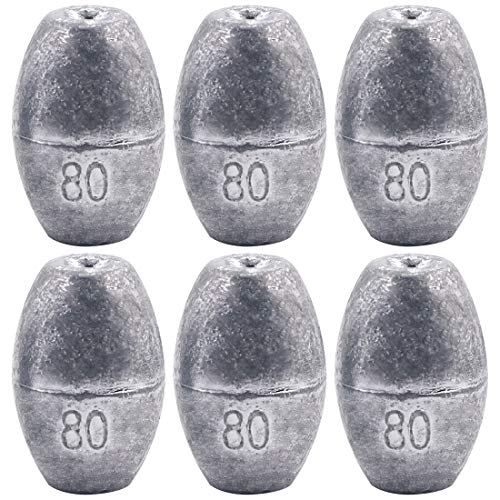 Glarks Gewichte für Eier zum Angeln von Oliven, Barsch, hohles Ei, Kugelgewicht, Set