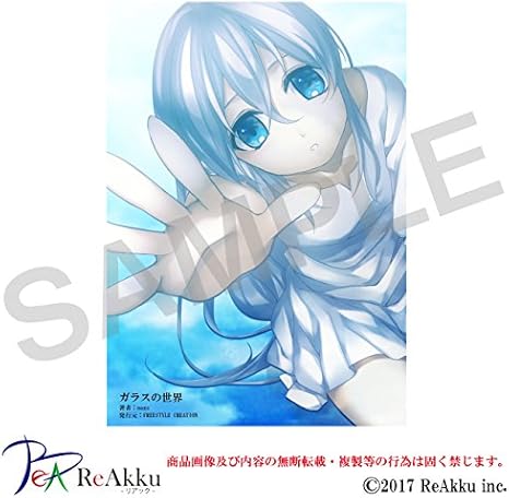 Amazon Nagoイラスト画集 少女と猫 ガラスの世界 22p 表紙 裏表紙 おもちゃ ホビー