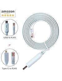 asunflower FTDI USB a Serial RS232 Cable Rollover de Consola para routers Cisco   RJ45