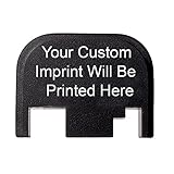 Fixxxer Personalized Custom Rear Cover Plate for Glock, fits Most Models Fits Gen 1,2,3,4. Does NOT fit G43, G42 OR GEN 5