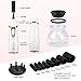 Nordosh Makeup Brush Cleaner Machine - Completely Clean in Seconds & Dry in 360 Rotation With 8 Rubber Tool Holders - Electric Makeup Brush Cleaner Kit Suit all Sizes of Cosmetic brushes
