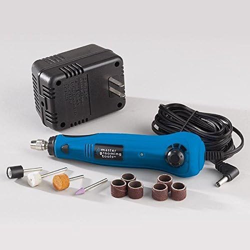 Professional Grooming Tools Full Set Pet Dog Nail Grinder Kit w/ Stones & Bands