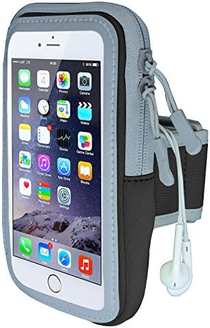 Betonshop Outdoor Sports Armband Package Bag Cell Phone Bag Key Holder For iPhone 7 Plus 6 Plus 6s Plus Samsung Galaxy Note 5 4 3 Note Edge S5 S6 S7 Edge S8 Plus,Black