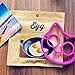 Cat Egg Mold By Egg Addiction ● Perfect Ring Molds for Fried Sunny Side up Eggs ● Made Using Only Eco-friendly Food Grade Nonstick Silicone ● Best New Fun Breakfast Kitchen Accessory
