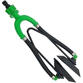 ISURE MARINE Green Universal Round Dual Water Feed Outboard Motor Flusher