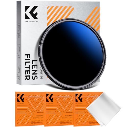 K&F CONCEPT ND Filter 49mm Variabler Graufilter ND2-ND2000 (1-11 Blenden)