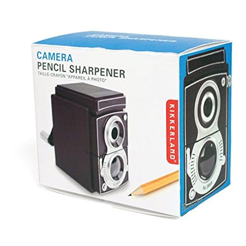 Kikkerland Camera Pencil Sharpener, Black (SC12) Office Products, Office & School Supplies, Writing & Correction Supplies, Pencil Sharpeners