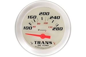Equus 8241 2" Transmission Temperature Gauge with Multi Color Back Light