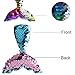 Hicdaw 30PCS Keychain for Mermaid Tail - Party Favors for Mermaid Reversible Sequins Keychain Decoration for Bag Party Favors for Kid Adult