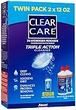 Clear Care Cleaning & Disinfection Solution-12 oz, Twin Value Pack