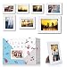 FUNSPONSOR  Picture Frames Set of 7 piece, Three 3x5 Inches-Three 4x6 Inches-One 5x7 Inches，Add three DIY pic frames kits， Solid Wood picture frame Beautiful gift box primary
