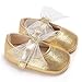 Fire Frog Baby Girls Mary Jane Shoes Stars Bow Wedding Princess Dress Costume Infant Toddlers Prewalker Gold