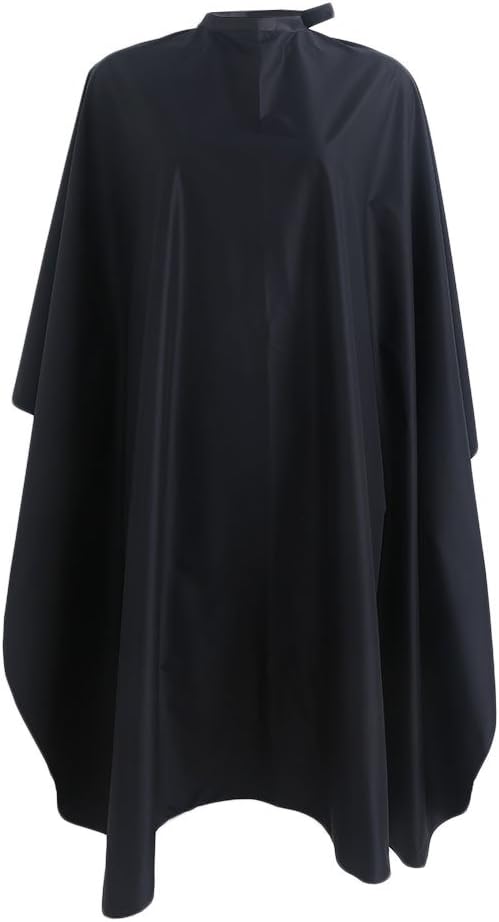 LuohuiFang Barber Cape Waterproof Salon Hair Cut Hairdressing Hairdresser Barbers Cape Gown Cloth, Two Different Buckles, and Delivered Randomly