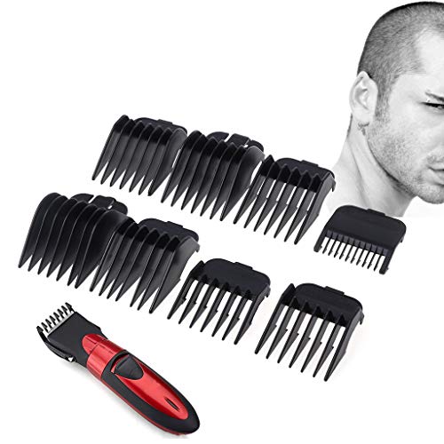 Milue 8Pcs Universal Hair Clipper Limit Comb Guide Attachment Size Barber Replacement