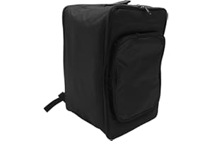 SUPVOX Waterproof Drum Backpack 20.5 Inch Cajon Carry Bag with Padded Protection and Multi-Compartment Storage for Music Instrument Transport