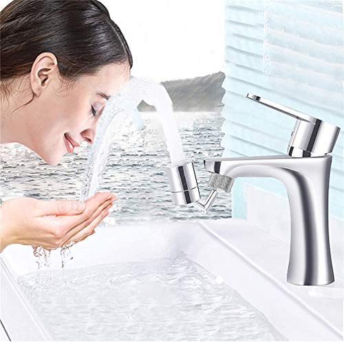 LQWY Faucet Aerator Female Male Universal 720 Degree Sink Swivel Spray Aerator Dual-Modes Aerator Faucet Sink Faucet Sprayer Attachment for Bathroom, Kitchen, Laundry