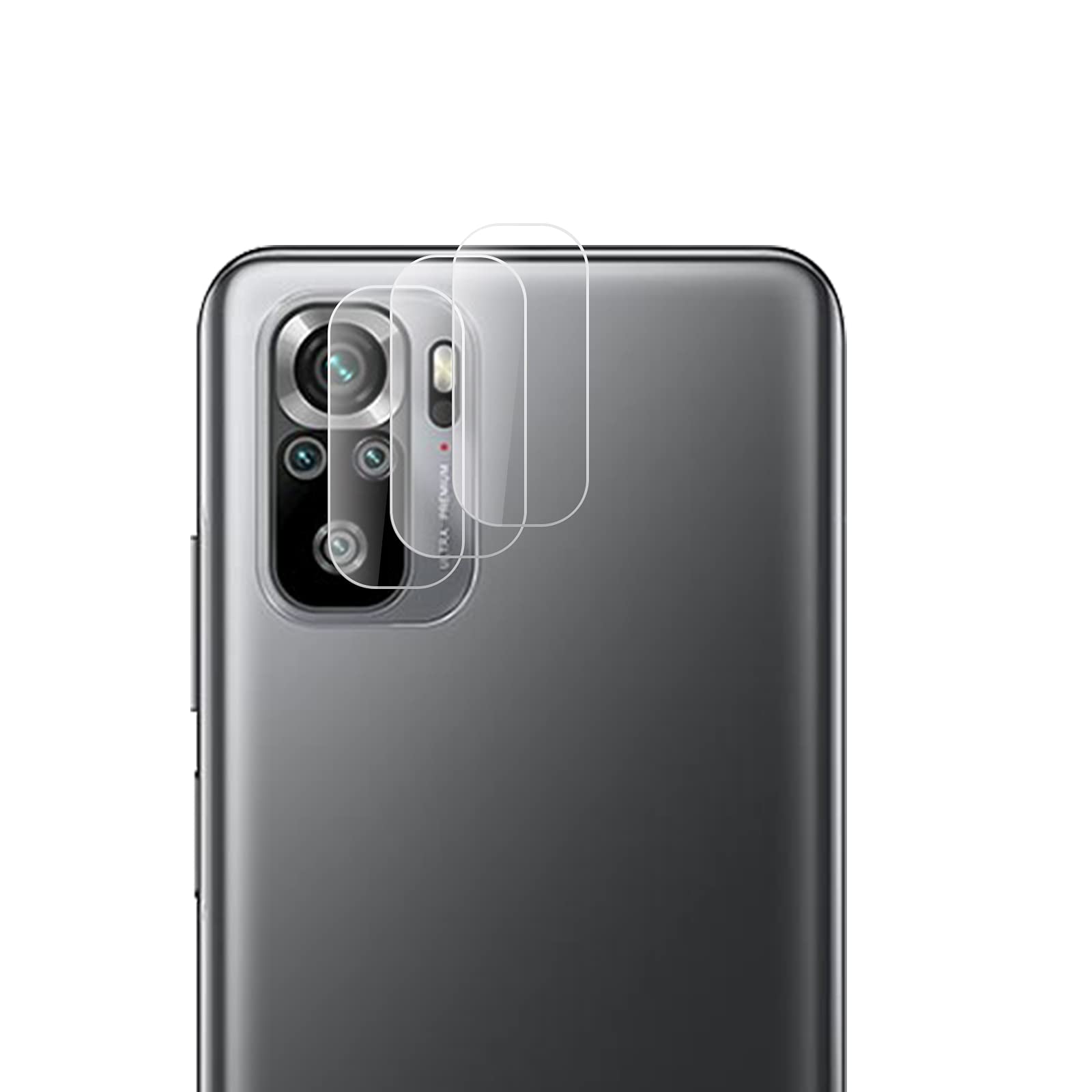 ROVLAK Camera Lens Protector for Xiaomi Redmi Note 10S Camera Screen Protector 3-Pack 9H Scratch-Proof Explosion-Proof Tempered Glass Camera Lens Protective Film for Xiaomi Redmi Note 10S