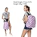 VASCHY School Backpack for Girls, Cute Schoolbag Bookbag for Kids/Teens/Middle School/College/Work Backpack for Women, Pink Unicorn