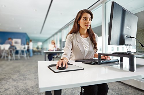 3M Gel Wrist Rest for Keyboards, Soothing 3M Gel Technology and Satin Smooth Cover for All Day Comfort and Support, 19", Black (WR85B)