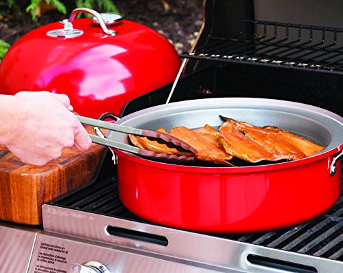 Nordic Ware 36556 Stovetop Kettle Smoker, One, Red - Thumbnail 2