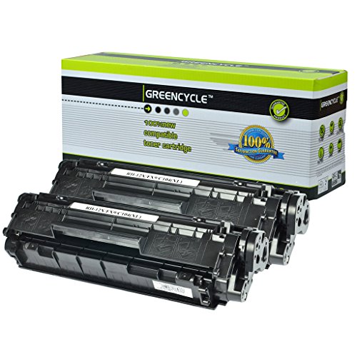 greencycle2 Pack C104 CRG104 FX9 FX10 Compatible for Canon 104 Black Toner Cartridge ImageClass MF4100 MF4150 MF4270 MF4350d MF4370dn MF4380dn D420 D480