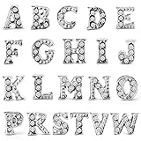 Floating Locket Initial Charms