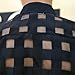 OUYE Men's Long Sleeve Plaid See Through Casual Shirt 4X-Large Black