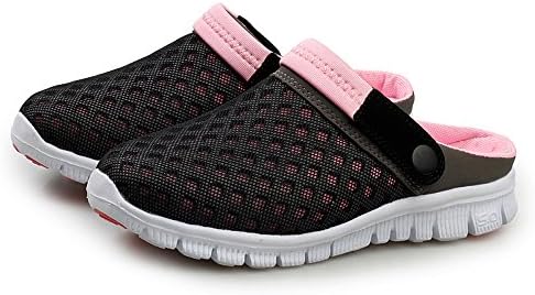 Vnfire Men Women Unisex Non-Slip Breathable Mesh Net Slippers Beach Sandals Sports Leisure Casual Shoes Summer Sneakers Black Blue Size US 7