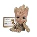 GuangTouL Groot Flowerpot Guardians of the Galaxy Baby Action Figures Cute Model Toy Pen Pot