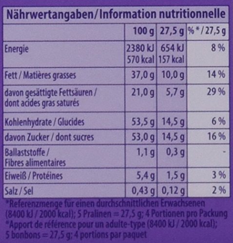 Milka Herzlichen Glückwunsch Milchcrème - Geschenkverpackung mit Pralinen aus Alpenmilch Schokolade - 1 x 110g – Bild 5