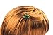 Yeshan Set of 12pcs Vintage Flower Design Metal Mini Jaw Clip,With Rhinestone and Crystal Claw Hair Clip