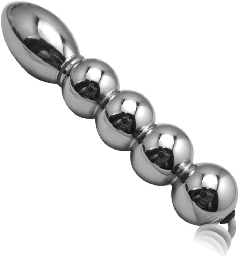Stainless Steel Bu'tt Plug Electric Shock But’t Toy for Him